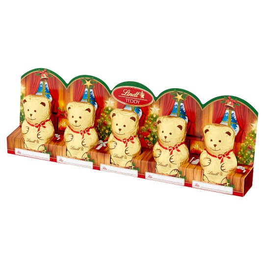 Lindt Mini misie z mlecznej czekolady 50 g (5 sztuk)