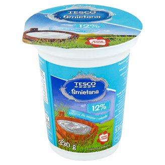 Tesco Śmietana 12% 330 g