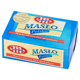 Mlekovita Masło Polskie ekstra bez dodatków 82% 100 g