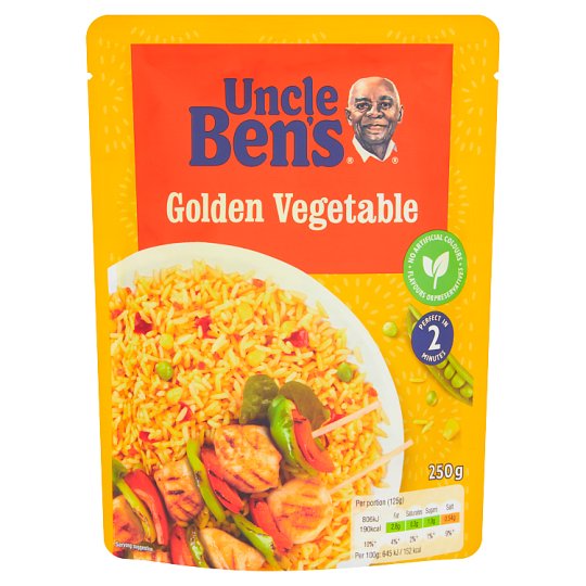 Uncle Ben's Ryż złoty z warzywami 250 g