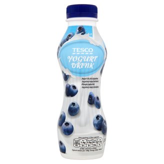 Tesco Jogurt do picia jagodowy 350 g