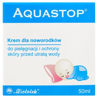 Aquastop Krem dla noworodków do pielęgnacji i ochrony skóry przed utratą wody 50 ml