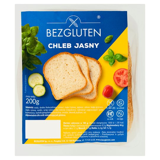 Bezgluten Chleb jasny 200 g