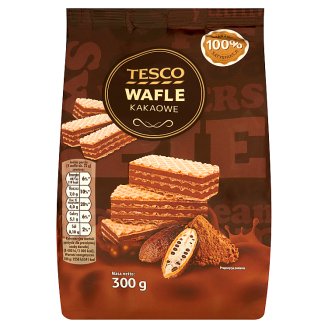 Tesco Wafle kakaowe 300 g