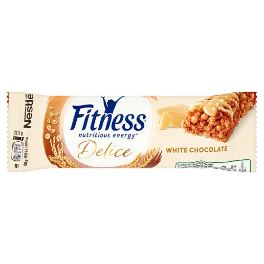 Nestlé Fitness Delice White Chocolate Batonik zbożowy 22,5 g