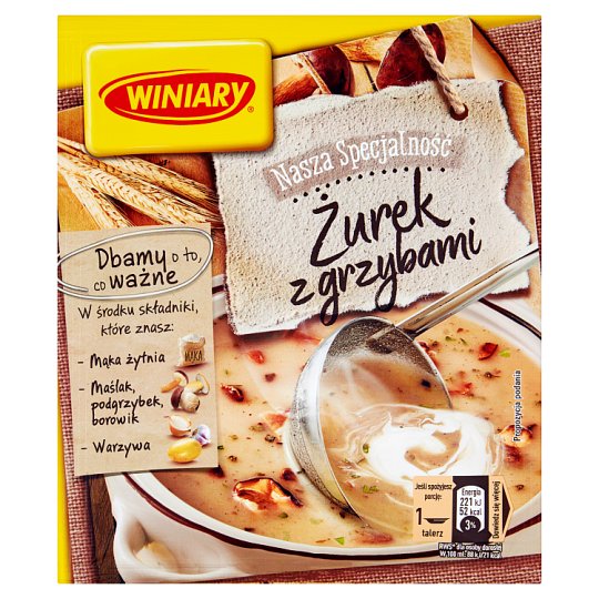 Winiary Nasza Specjalność Żurek z grzybami 49 g