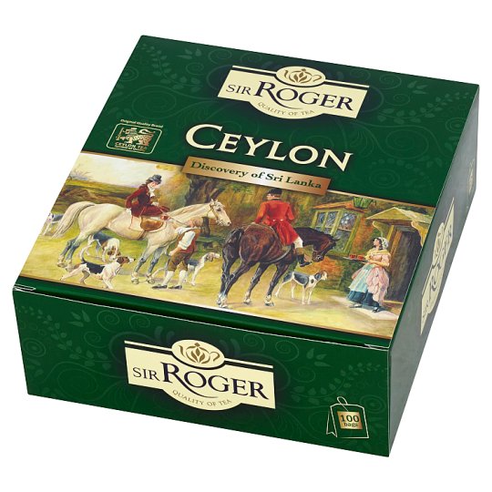 Sir Roger Ceylon Herbata czarna ekspresowa 200 g (100 torebek)