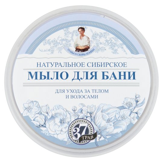 Białe mydło Agafii 37 ziół 500 ml