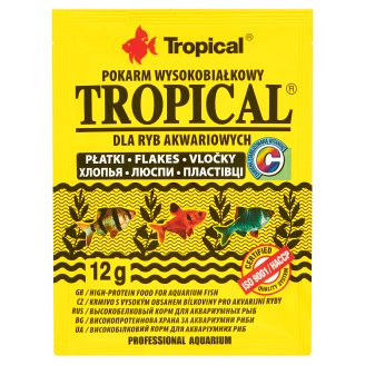 Tropical Tropical Pokarm wysokobiałkowy dla ryb akwariowych płatki 12 g
