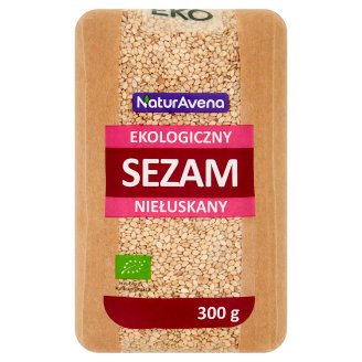 NaturAvena Ekologiczny sezam niełuskany 300 g