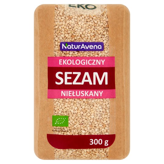 NaturAvena Ekologiczny sezam niełuskany 300 g