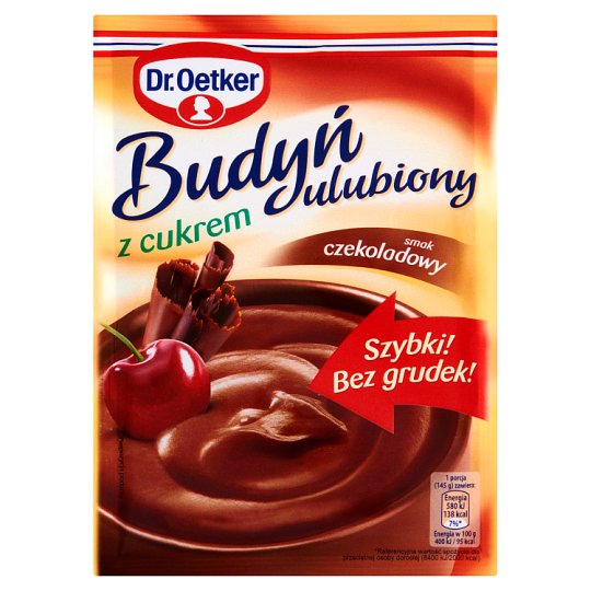 Dr. Oetker Budyń ulubiony z cukrem smak czekoladowy 80 g
