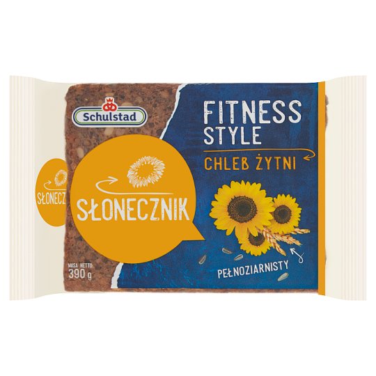 Schulstad Fitness Style Chleb żytni słonecznik 390 g
