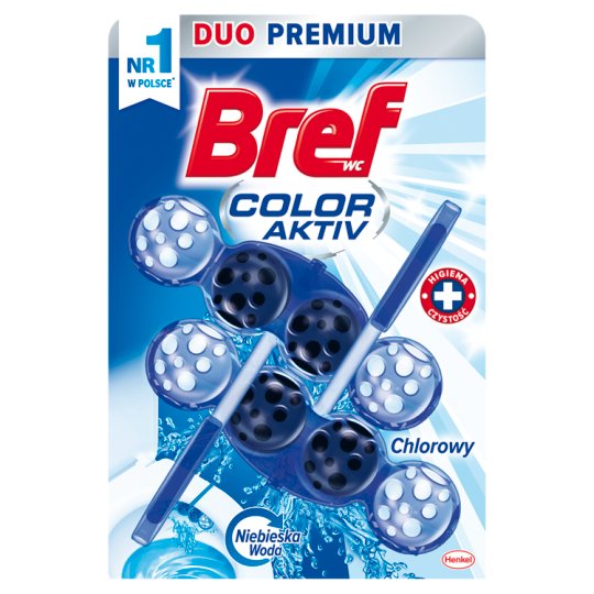 Bref WC Color Aktiv Zawieszka do muszli WC chlorowy 2 x 50 g