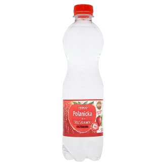 Tesco Polanicka Napój gazowany smak truskawki 500 ml