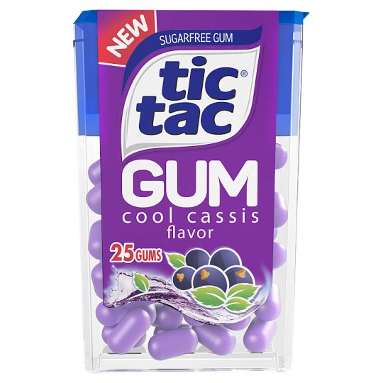 Tic Tac Guma do żucia o smaku czarnej porzeczki i mięty 12,1 g (25 sztuk)