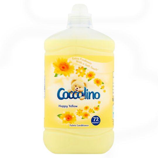 Coccolino Happy Yellow Płyn do płukania tkanin koncentrat 1800 ml (72 prania)