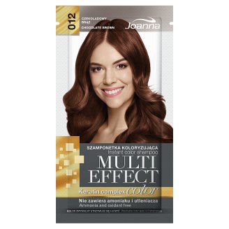 Joanna Multi Effect color Szamponetka koloryzująca Czekoladowy brąz 012 35 g