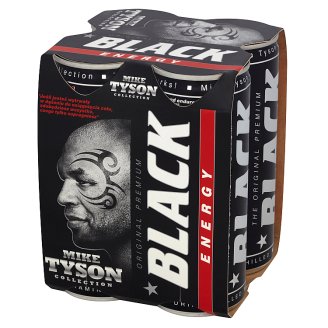 Black Energy Drink Gazowany napój energetyzujący 1 l (4 sztuki)