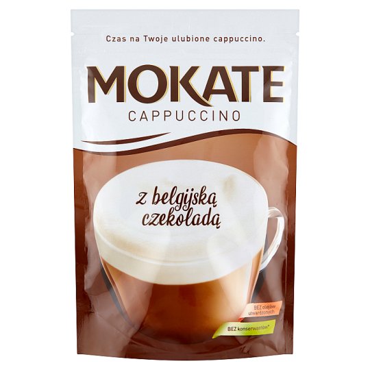 Mokate Caffetteria Cappuccino z belgijską czekoladą 110 g