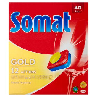 Somat Gold Tabletki do mycia naczyń w zmywarkach 760 g (40 sztuk)