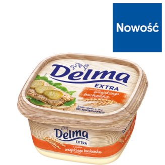 Delma Extra o smaku wiejskiego bochenka Margaryna 450 g