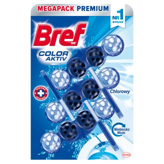 Bref WC Blue Aktiv Chlorine Zawieszka do muszli WC 3 x 50 g
