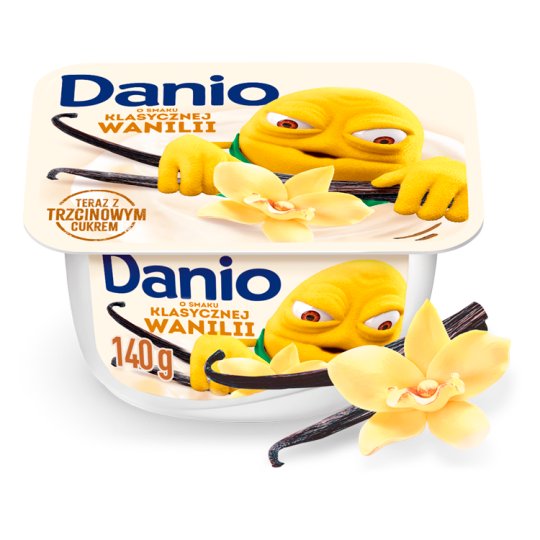 Danone Danio Serek homogenizowany o smaku waniliowym 140 g