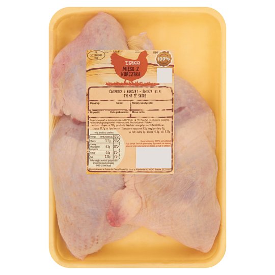 Tesco Ćwiartka z kurcząt tylna ze skórą