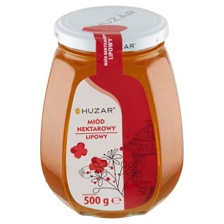 Huzar Miód pszczeli nektarowy lipowy 500 g