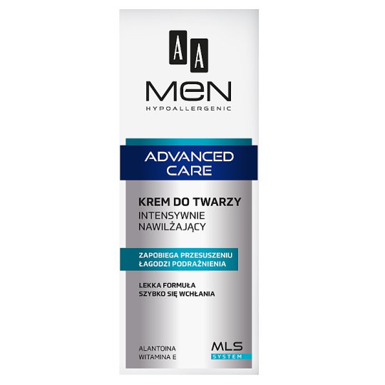 AA Men Advanced Care Krem do twarzy intensywnie nawilżający 75 ml