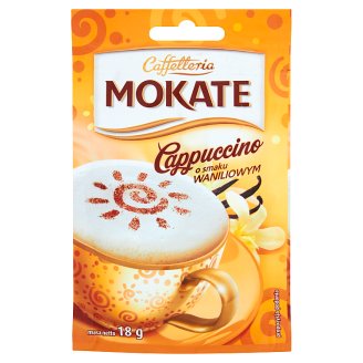 Mokate Caffetteria Cappuccino o smaku waniliowym 18 g