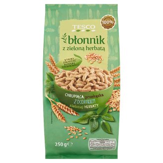 Tesco Błonnik z zieloną herbatą 250 g