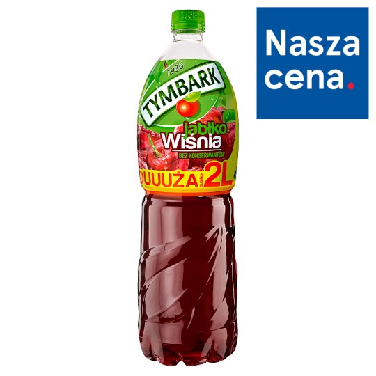Tymbark Napój jabłko wiśnia 2 l