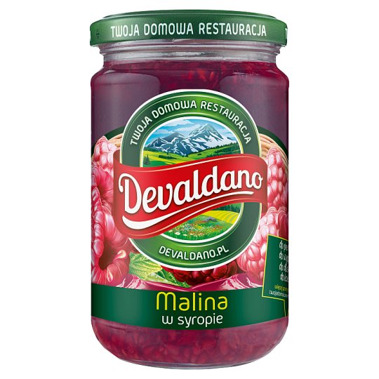 Devaldano Malina w syropie 290 g