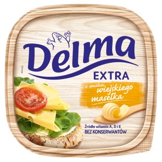 Delma Extra o smaku wiejskiego masełka Margaryna 450 g