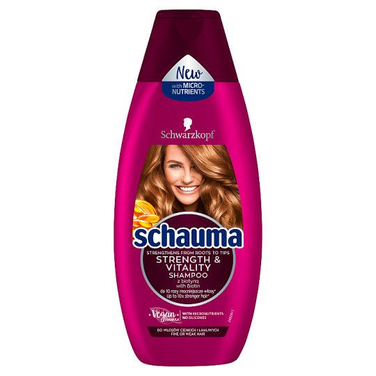 Schauma Strength & Vitality Szampon 400 ml