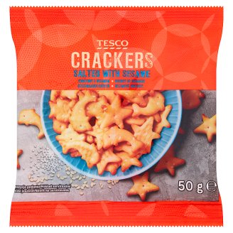 Tesco Krakersy z sezamem 50 g