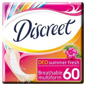Discreet Multiform Summer Fresh Oddychające wkładki higieniczne x 60