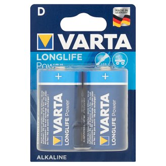 Varta Longlife Power D LR20 1,5 V Bateria alkaliczna 2 sztuki