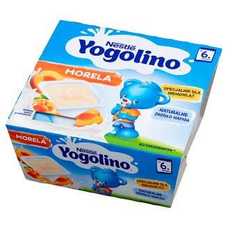Nestlé Jogolino morela Deserek po 6 miesiącu 400 g (4 sztuki)