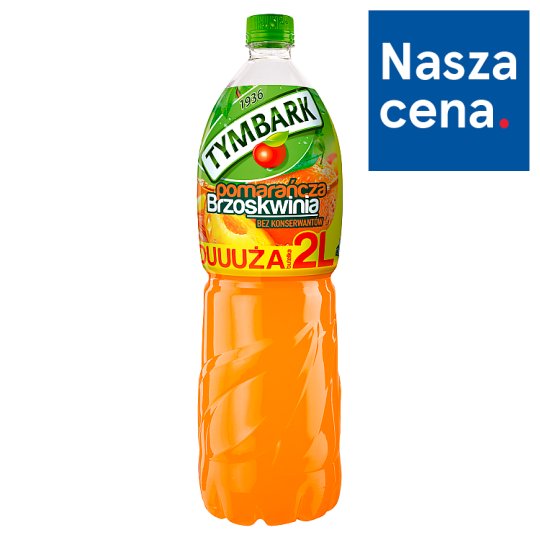Tymbark Napój pomarańcza brzoskwinia 2 l