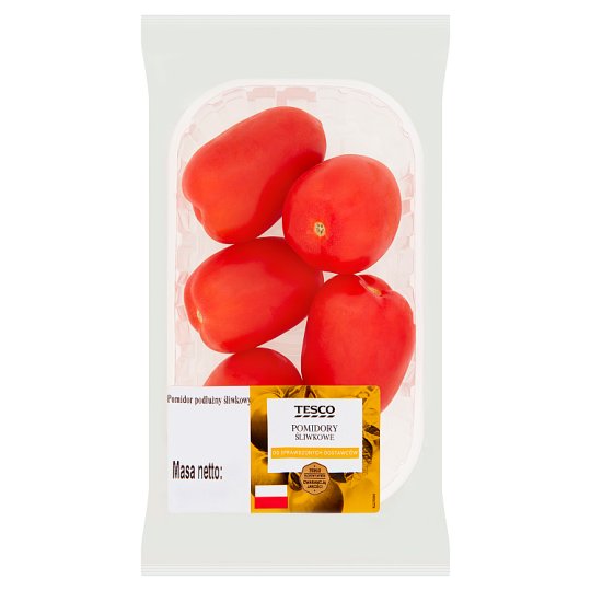 Tesco Pomidory śliwkowe 500 g
