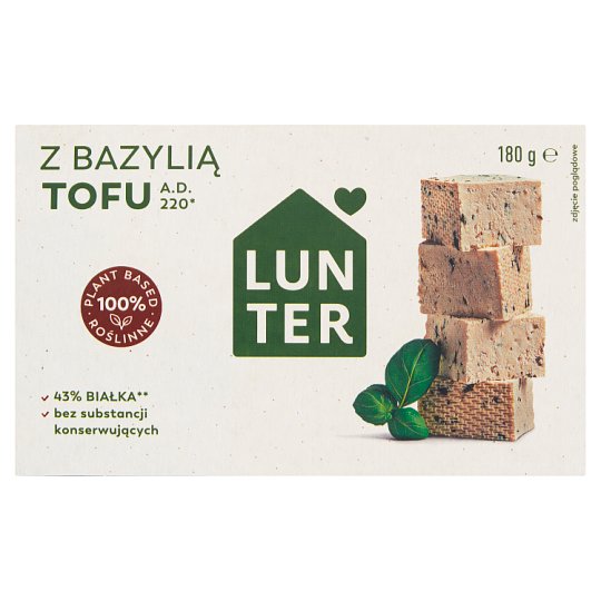 Lunter Tofu bazylia 180 g