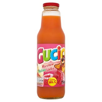 Gucio Sok z marchwi malin jabłek wzbogacony witaminą C 750 ml