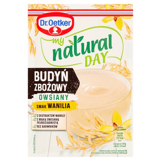 Dr. Oetker My Natural Day Vanilla Flavor Oatmeal Cereal Pudding 50 g