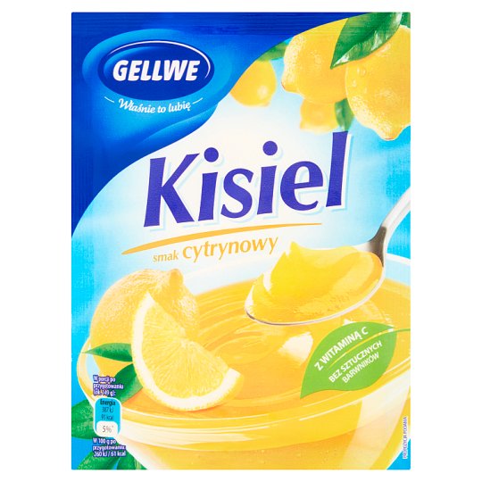 Gellwe Kisiel smak cytrynowy 38 g