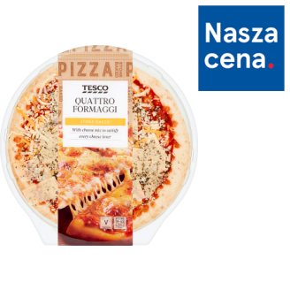 Tesco Quattro Formaggi Pizza 348 g