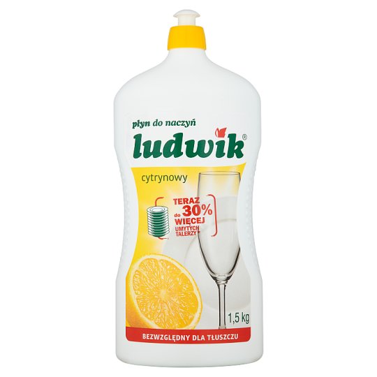 Ludwik Płyn do naczyń cytrynowy 1,5 kg