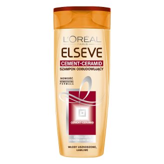 L'Oreal Paris Elseve Cement-Ceramid Szampon odbudowujący do włosów łamliwych 400 ml